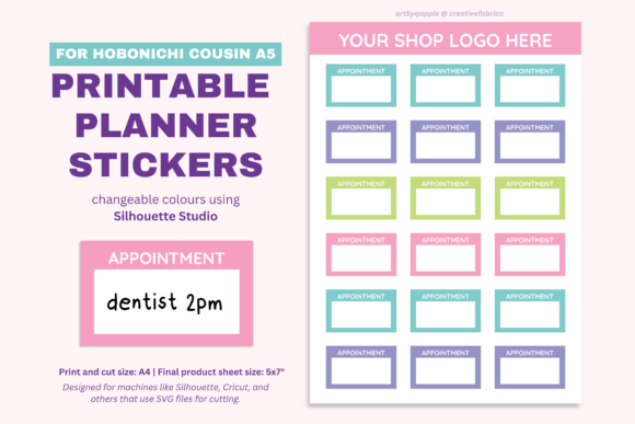 Download Appointment Planner Stickers Hobonichi - Planner stickers Collection