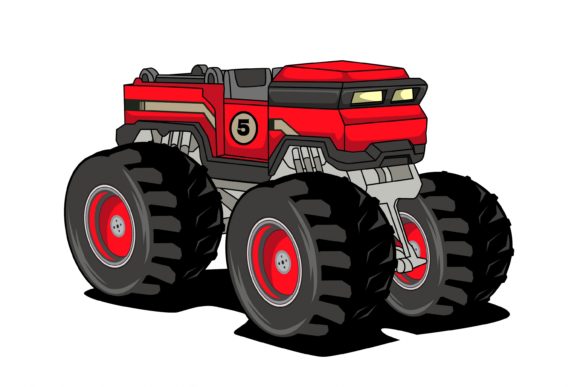Download Monster Truck Tractor Illustration - Illustration Collection