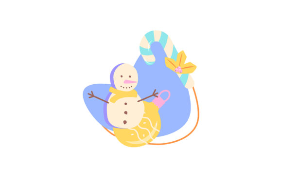 Download Happy Winter Holiday Flat Illustration - Illustration Collection