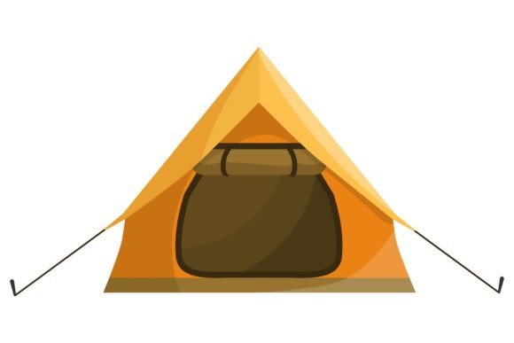Download Camp Tent for Travel. Illustration of Te - Illustration Collection